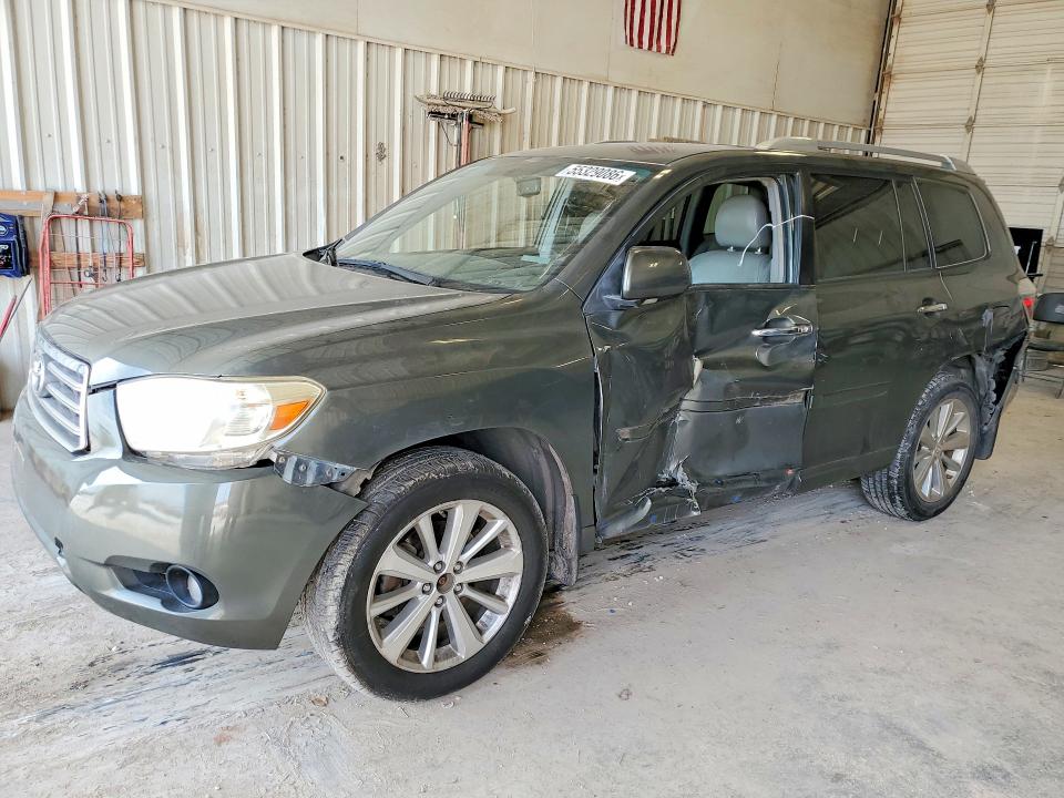 2008 Toyota Highlander VIN JTEEW44A582020593 COPART salvage auction — SIDE, Tx - Salvage Vehicle Title, sold $1,250 on 2026-07-06 (photo 1)