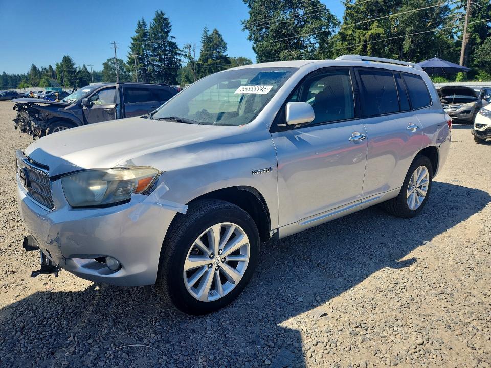 2010 Toyota Highlander hybrid VIN JTEBW3EH4A2043054 COPART salvage auction — FRONT END, Wa - Cert Of Ownership-Rebuilt, sold $1,600 on 2026-07-10 (photo 1)