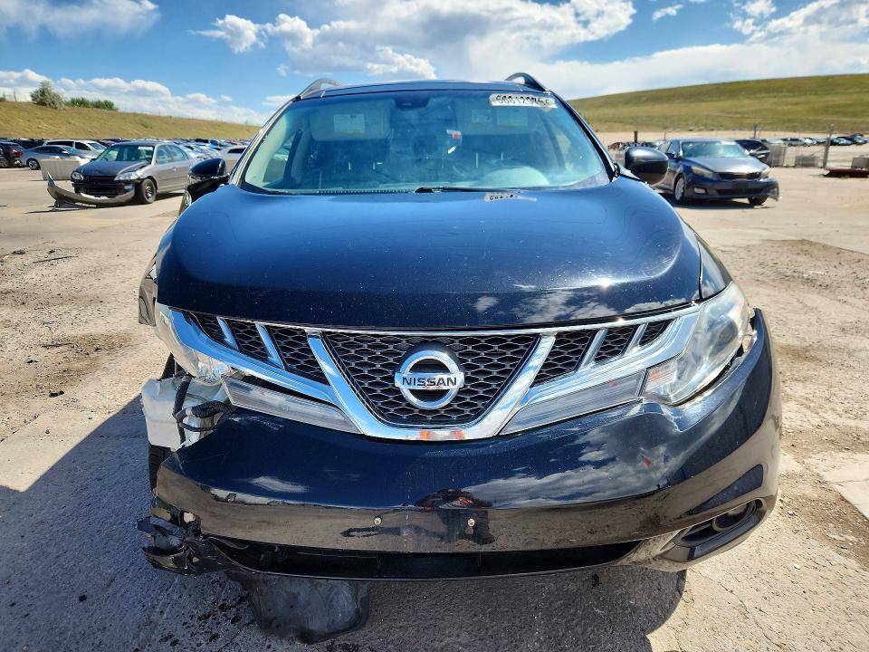 2014 Nissan Murano VIN JN8AZ1MW0EW508492 COPART salvage auction — FRONT END, Co - Public - Salvage Title, sold $975 on 2026-07-20 (photo 5)