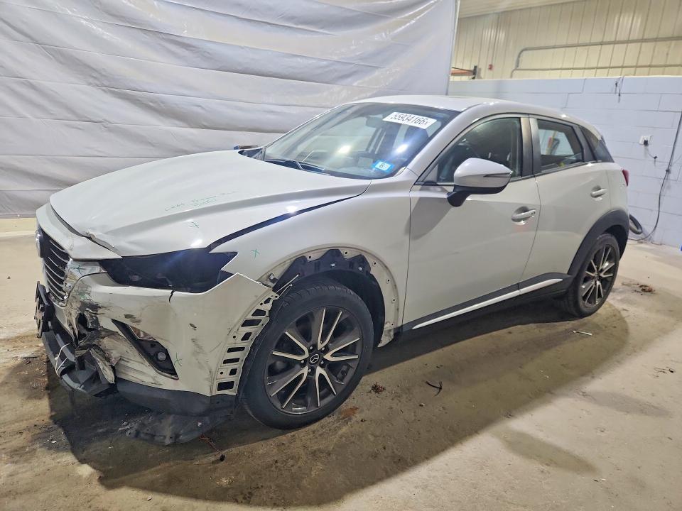 2016 Mazda Cx-3 VIN JM1DKFD70G0130439 COPART salvage auction — FRONT END, Nh - Cert Of Title-Salvage, sold $1,600 on 2026-07-21 (photo 1)
