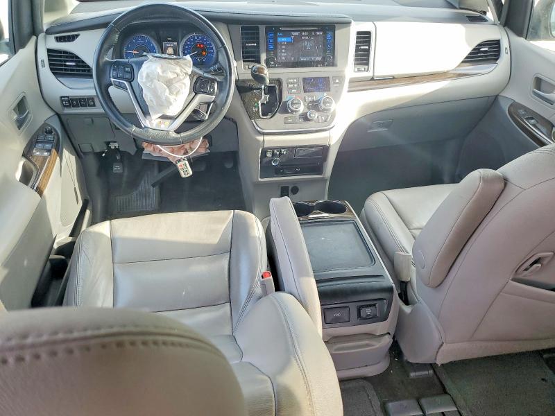 2015 Toyota Sienna VIN 5TDYK3DC8FS677676 COPART salvage auction — FRONT END, TX - SALVAGE VEHICLE TITLE (P), sold $3,950 on 2026-07-09 (photo 8)