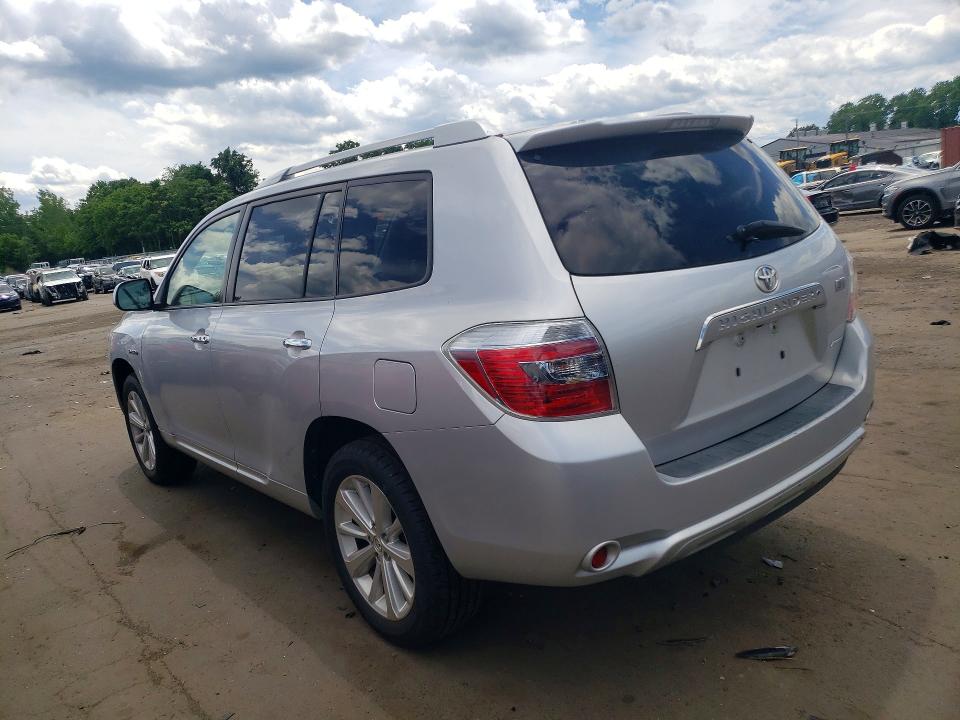 2010 Toyota Highlander VIN JTEJW3EH1A2045744 COPART salvage auction — FRONT END, Ct - Certificate Of Title, sold $1,050 on 2026-07-14 (photo 2)