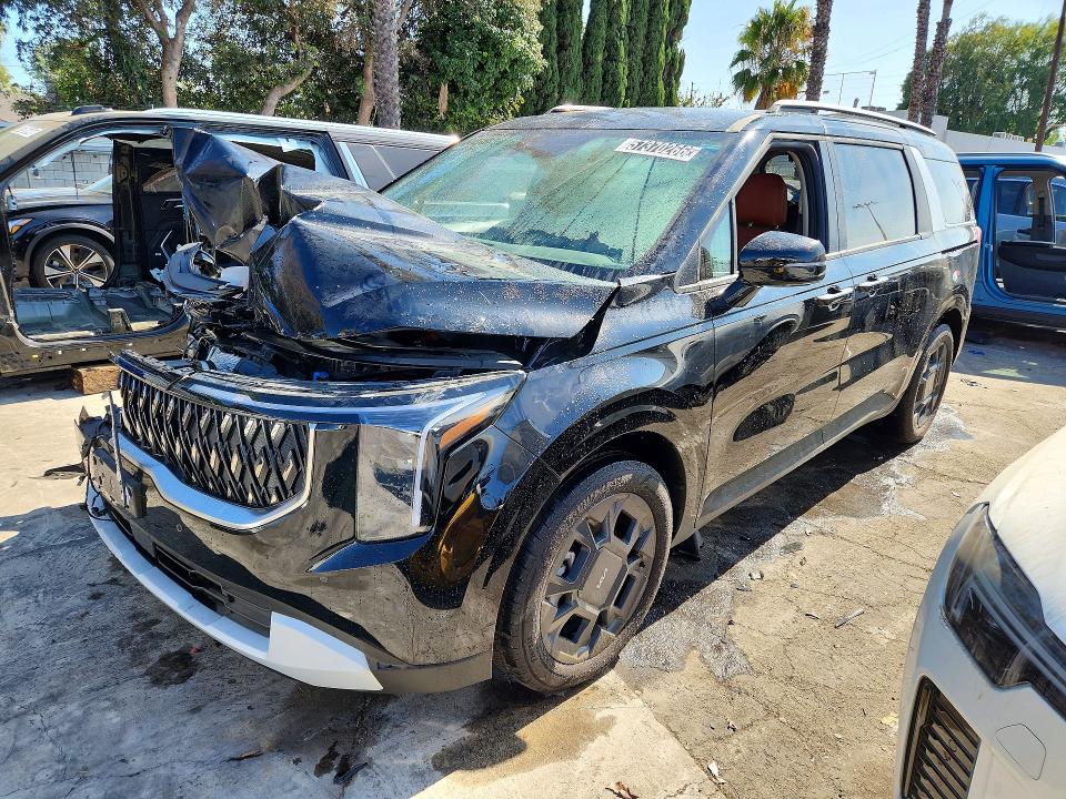 2026 Kia Carnival VIN KNDNC5KAXT6128635 COPART salvage auction — FRONT END, CA - CERTIFICATE OF TITLE, sold $100 on 2026-07-21 (photo 1)