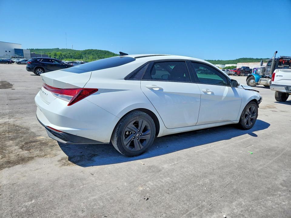 2021 Hyundai VIN 5NPLS4AG2MH006613 COPART salvage auction — FRONT END, Ok - Cert Of Title-Salvage, sold $1,550 on 2026-07-17 (photo 3)