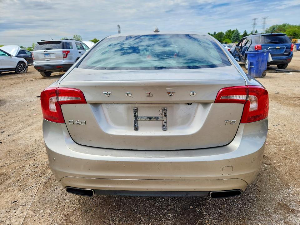 2016 Volvo S60 VIN YV126MFK3G2395906 COPART salvage auction — FRONT END, Il - Salvage Certificate, sold $350 on 2026-08-04 (photo 6)