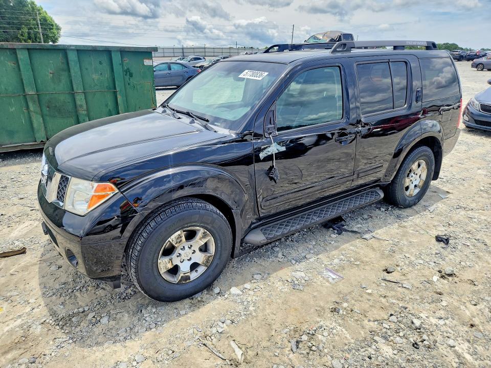 2006 Nissan Pathfinder VIN 5N1AR18U26C641788 COPART salvage auction — SIDE, Ga - Cert Of Title-Salvage, sold $1,050 on 2026-07-06 (photo 1)