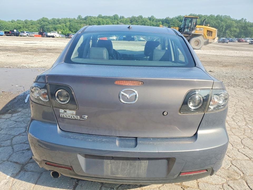 2008 Mazda 3 VIN JM1BK323481134141 COPART salvage auction — REAR END, Pa - Certificate Of Salvage, sold $650 on 2026-07-09 (photo 6)