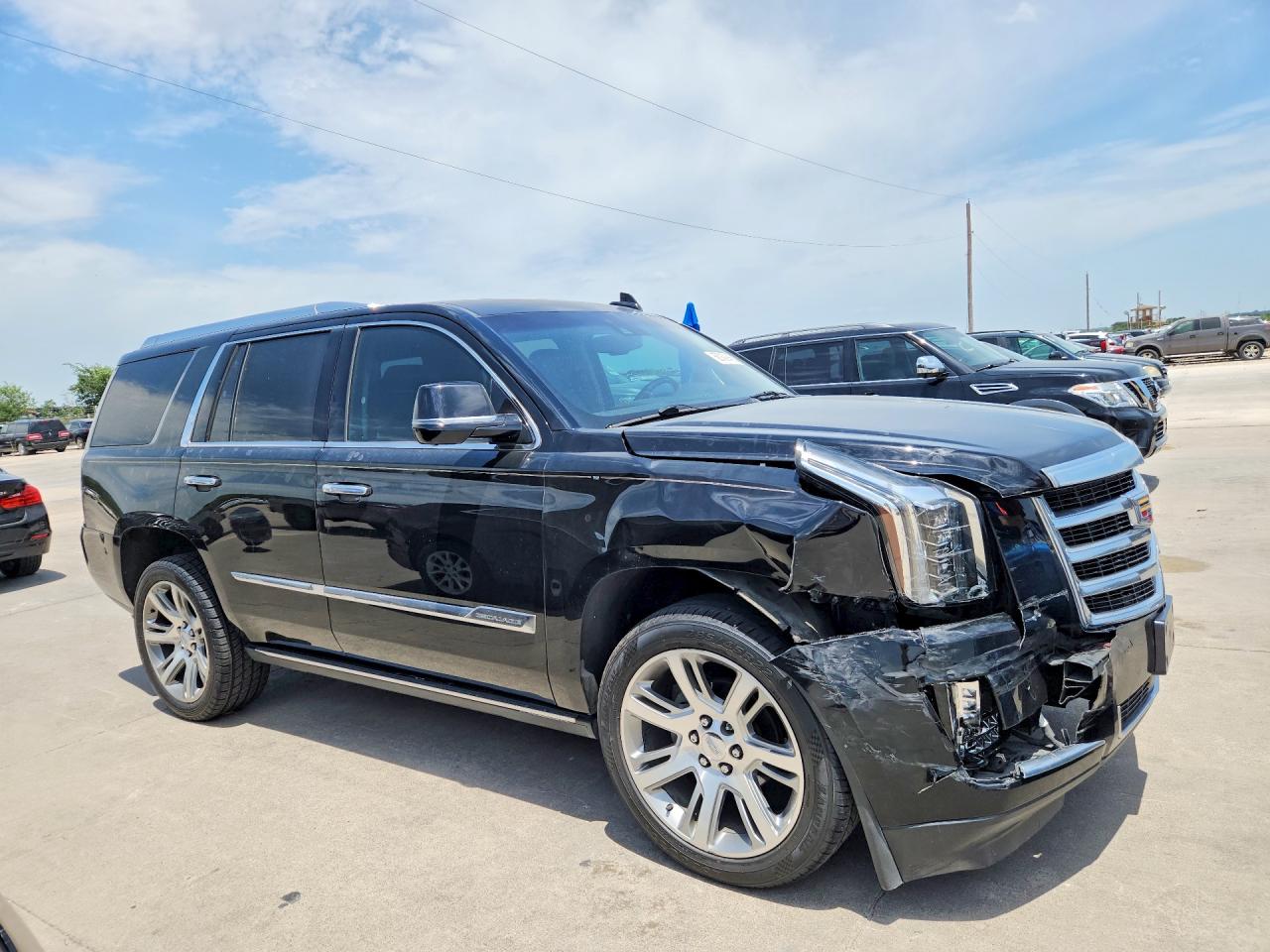 2016 Cadillac Escalade VIN 1GYS4CKJ9GR143873 COPART salvage auction — Front End, Sv - Salvage Title, sold $9,400 on 2026-07-09 (photo 4)