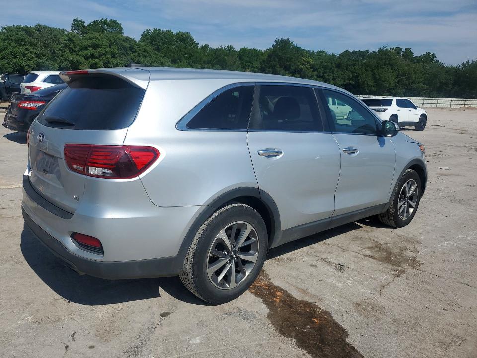 2020 Kia Sorento VIN 5XYPG4A55LG669388 COPART salvage auction — HAIL, Ok - Cert Of Title-Salvage, sold $4,500 on 2026-07-30 (photo 3)
