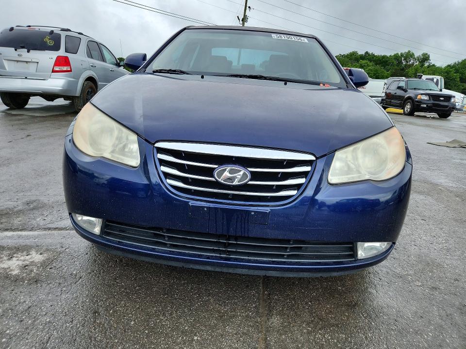 2010 Hyundai Elantra VIN KMHDU4AD7AU179366 COPART salvage auction — REAR END, Tn - Salvage Certificate, sold $725 on 2026-07-06 (photo 5)
