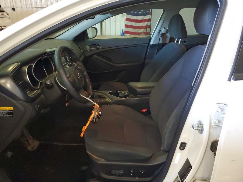 2015 Kia Optima VIN KNAGM4A7XF5596619 COPART salvage auction — FRONT END, Mn - Cert Of Title-Prior Salvage, sold $225 on 2026-07-28 (photo 7)
