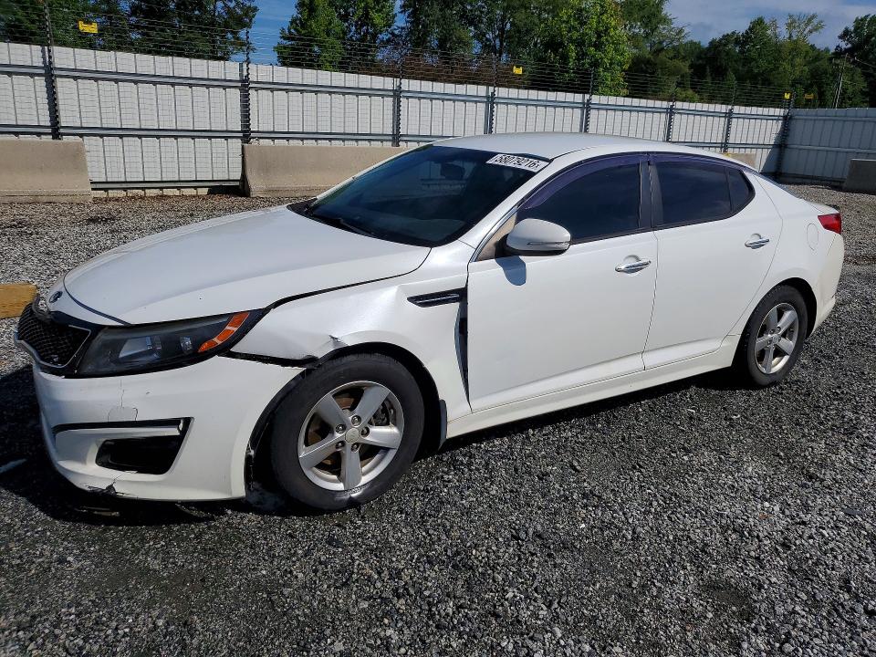 2015 Kia Optima VIN 5XXGM4A78FG365989 COPART salvage auction — FRONT END, Sc - Cert Of Title-Salvage, sold $675 on 2026-07-27 (photo 1)
