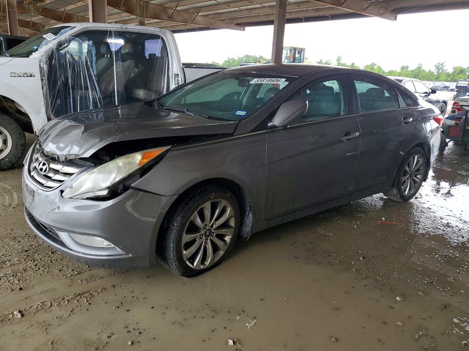 2011 Hyundai Sonata VIN 5NPEC4ACXBH019318 COPART salvage auction — FRONT END, Tx - Salvage Vehicle Title, sold $700 on 2026-07-17 (photo 1)