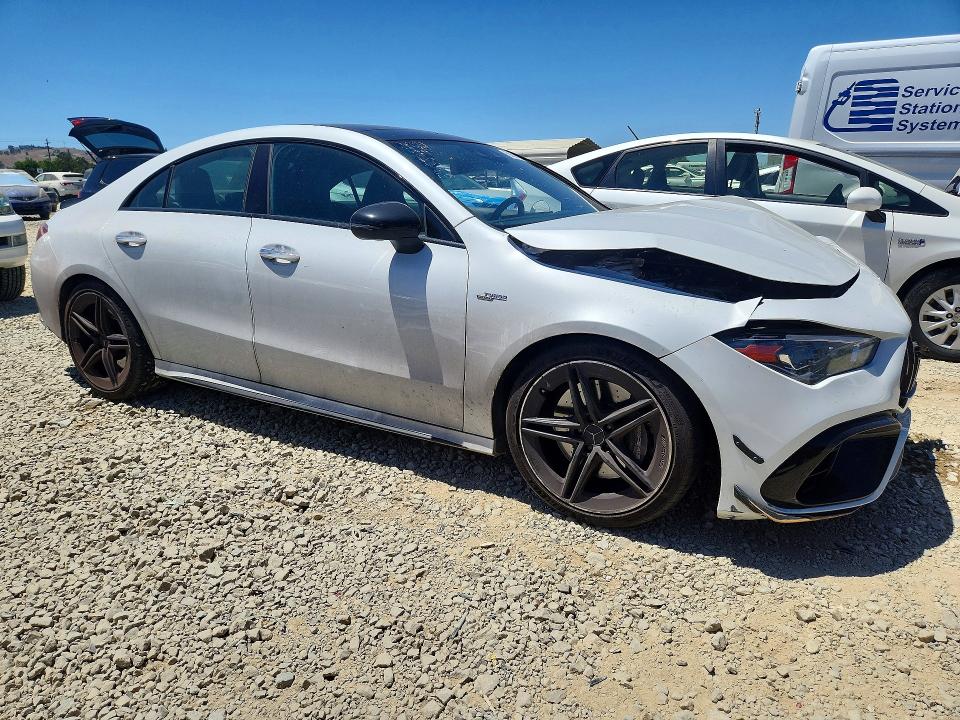 2020 Mercedes-benz Cla-klasse amg VIN W1K5J5DB4LN082890 COPART salvage auction — FRONT END, Ca - Salvage Certificate, sold $13,600 on 2026-07-09 (photo 4)