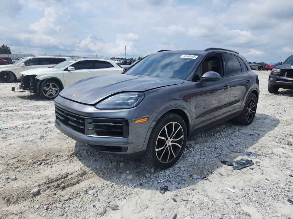 2026 Porsche Cayenne VIN WP1AA2AY0TDA02134 COPART salvage auction — MINOR DENT/SCRATCHES, Ga - Cert Of Title-Salvage, sold $66,500 on 2026-08-06 (photo 1)