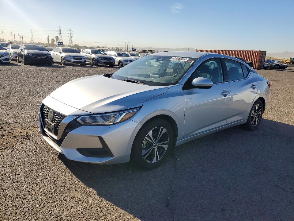 2021 Nissan Sentra VIN 3N1AB8CV9MY238531 COPART salvage auction — REAR END, Az - Cert Of Title - Salvage, sold $1,650 on 2026-08-03 (photo 1)