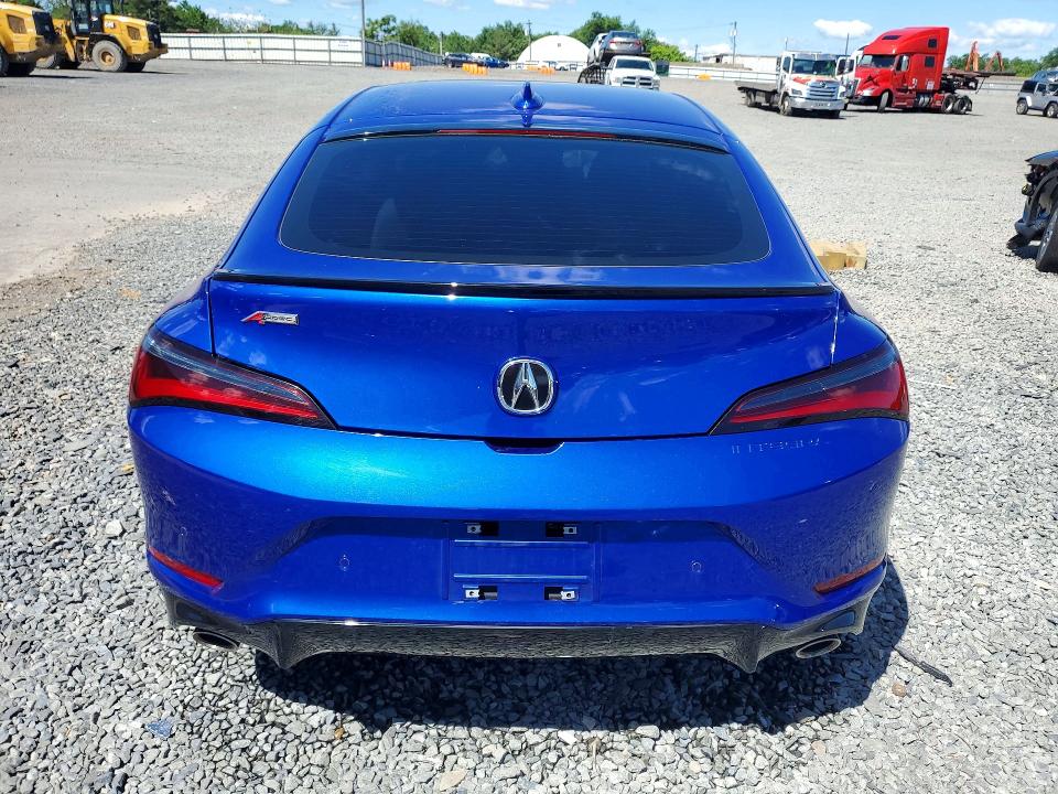 2025 Acura Integra VIN 19UDE4H63SA001242 COPART salvage auction — FRONT END, Ny - Mv-907A Salvage Certificate, sold $6,900 on 2026-07-28 (photo 6)