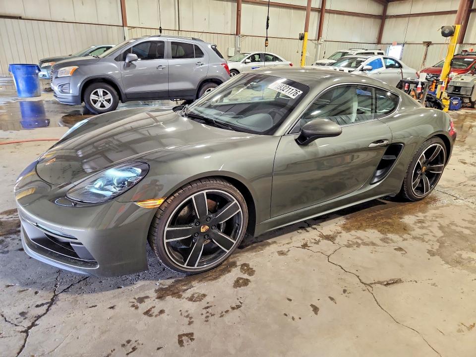 2021 Porsche Cayman VIN WP0AD2A87MS281720 — COPART salvage auction photo