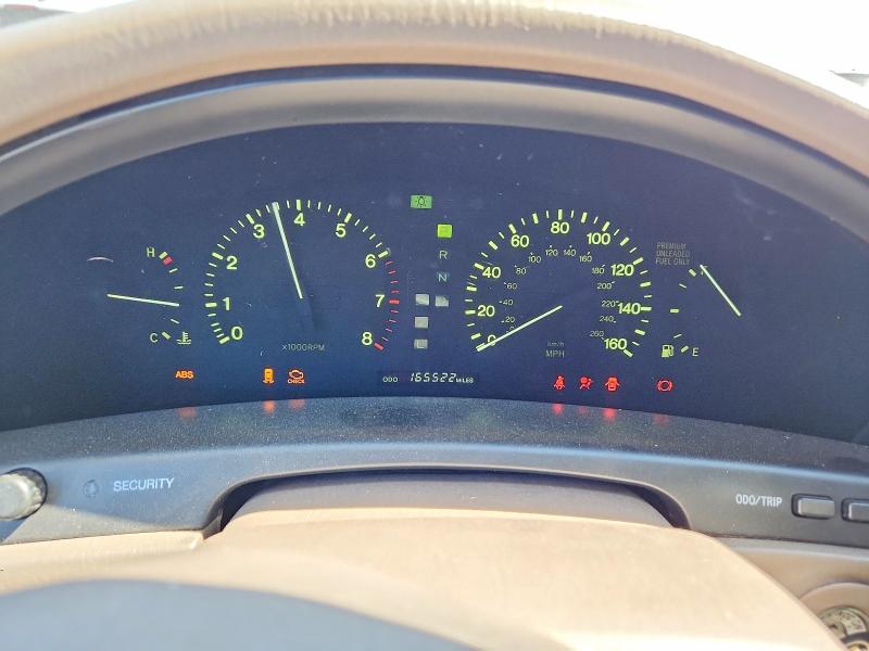 1996 Lexus Ls 400 VIN JT8BH22F4T0058632 COPART salvage auction — FRONT END, Al - Cert Of Title-Salvage Title, sold $600 on 2026-07-02 (photo 9)