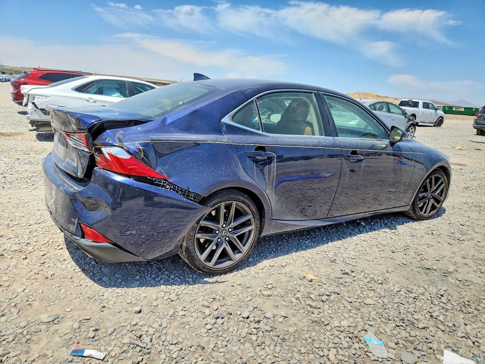 2017 Lexus Is VIN JTHCM1D2XH5015959 COPART salvage auction — REAR END, Ut - Salvage Certificate, sold $4,700 on 2026-07-31 (photo 3)