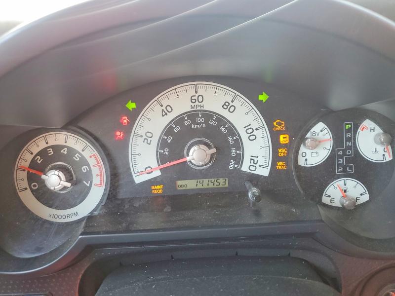 2008 Toyota Fj cruiser VIN JTEBU11F78K054641 COPART salvage auction — ROOF, Ca - Salvage Certificate, sold $3,650 on 2026-07-13 (photo 9)