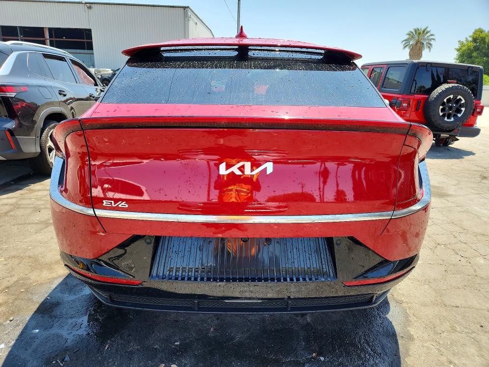 2024 Kia Ev6 VIN KNDC34LA0R5198336 COPART salvage auction — FRONT END, CA - NON-REPAIRABLE VEHICLE CERT, sold $4,050 on 2026-07-13 (photo 6)