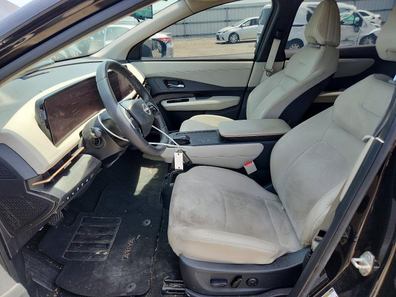2023 Nissan Ariya VIN JN1DF0BB6PM703106 COPART salvage auction — FRONT END, VA - CERT OF TITLE - SALVAGE, sold $2,100 on 2026-07-29 (photo 7)
