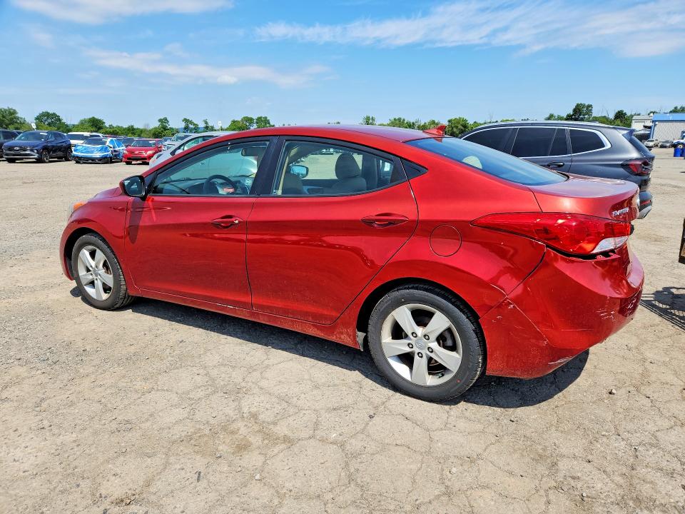 2011 Hyundai Elantra VIN KMHDH4AE8BU103363 COPART salvage auction — REAR END, PA - CERTIFICATE OF SALVAGE, sold $900 on 2026-07-02 (photo 2)