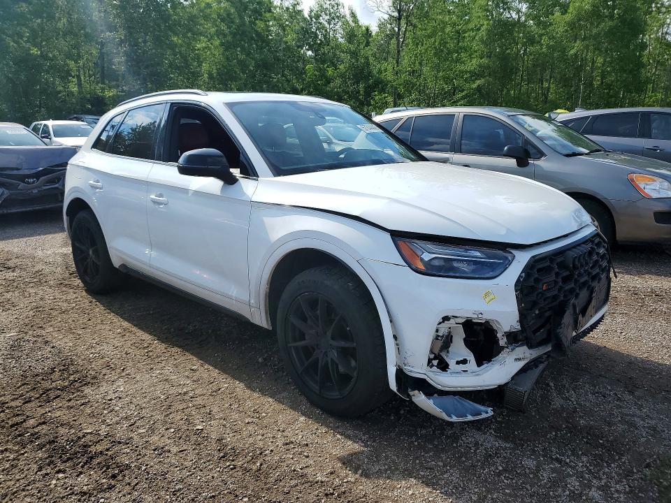 2024 Audi Sq5 VIN WA1A4AFYXR2114224 COPART salvage auction — FRONT END, On - Permit Salvage, sold $11,600 on 2026-07-07 (photo 4)