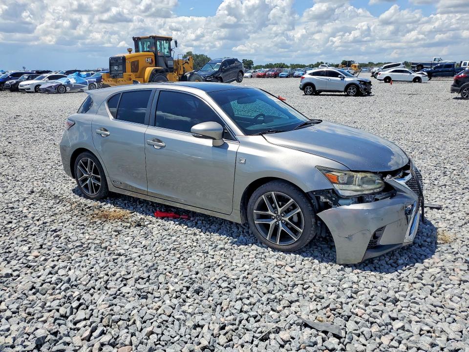 2017 Lexus Ct VIN JTHKD5BH0H2302044 COPART salvage auction — FRONT END, Fl - Cert Of Ttl-Rebuilt&Slvg Rbld, sold $4,600 on 2026-07-10 (photo 4)