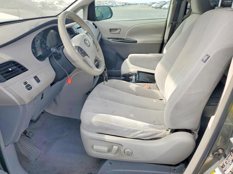 2011 Toyota Sienna VIN 5TDKK3DC1BS042556 COPART salvage auction — REAR END, CA - SALVAGE CERTIFICATE, sold $1,050 on 2026-07-15 (photo 7)