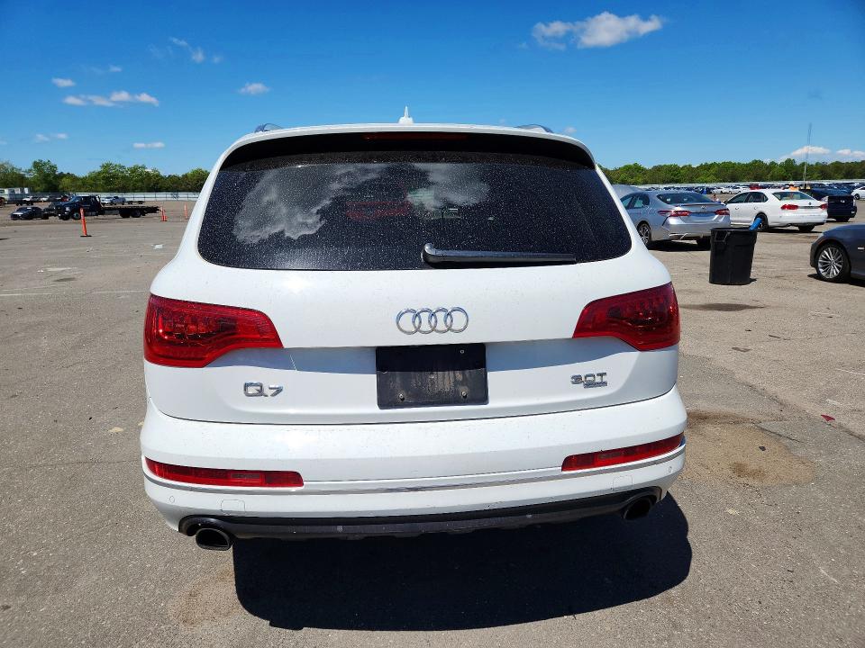 2015 Audi Q7 VIN WA1LGAFE9FD014671 COPART salvage auction — FRONT END, Ny - Mv-907A Salvage Certificate, sold $2,500 on 2026-07-06 (photo 6)