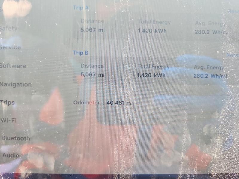 2022 Tesla VIN 5YJSA1E56NF489920 COPART salvage auction — FRONT END, Fl - Certificate Of Destruction, sold $8,700 on 2026-07-24 (photo 9)