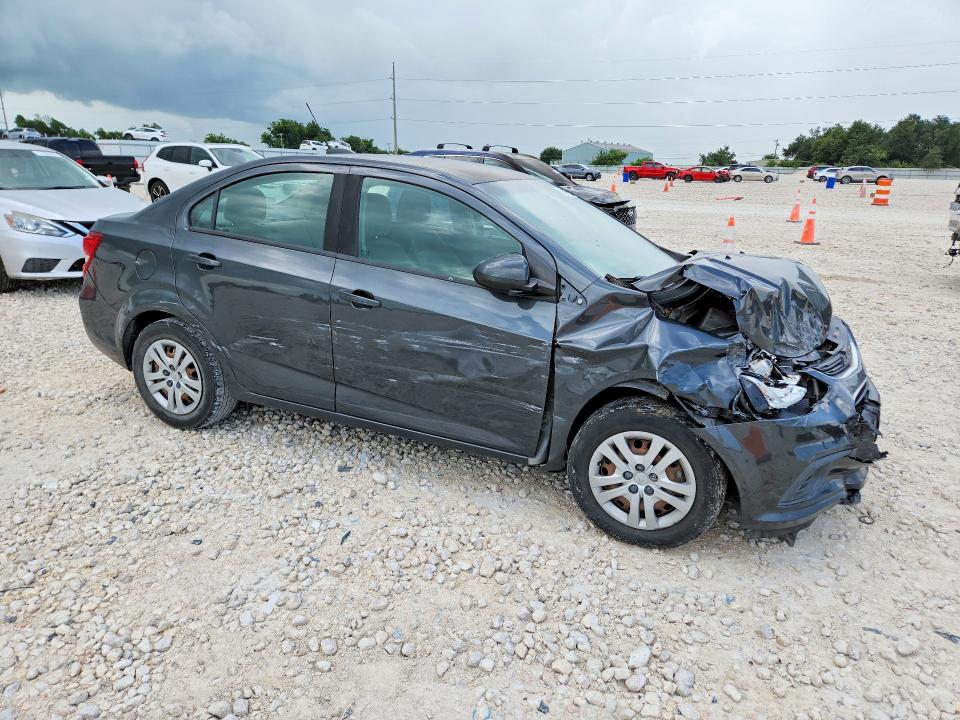 2019 Chevrolet SONIC VIN 1G1JB5SB4K4136985 COPART salvage auction — FRONT END, Tx - Salvage Vehicle Title, sold $175 on 2026-07-09 (photo 4)