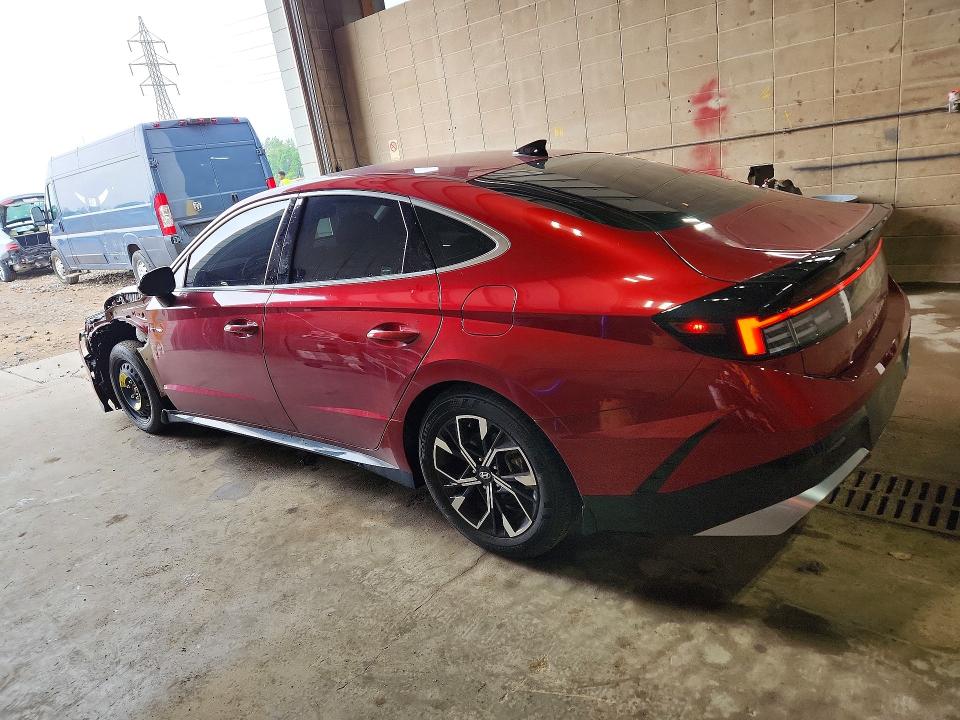 2025 Hyundai Sonata VIN KMHL64JA3SA507462 COPART salvage auction — FRONT END, Mn - Cert Of Title-Salvage, sold $525 on 2026-07-30 (photo 2)