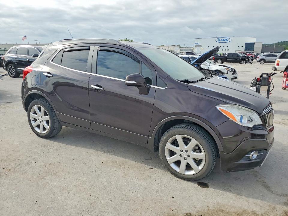 2015 Buick Encore VIN KL4CJHSB6FB253256 COPART salvage auction — HAIL, Ok - Cert Of Title-Salvage, sold $2,450 on 2026-07-08 (photo 4)