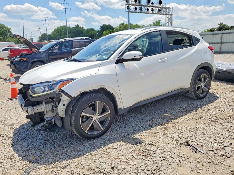 2022 Honda Hr-v VIN 3CZRU6H55NM734677 COPART salvage auction — FRONT END, Oh - Cert Of Title-Salvage, sold $5,200 on 2026-07-02 (photo 1)