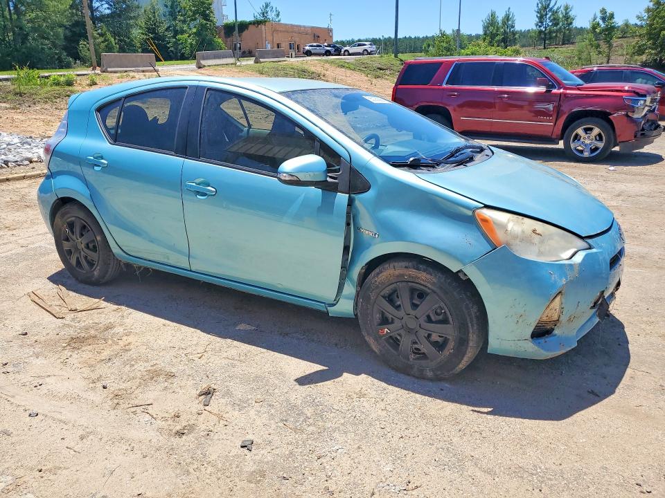 2012 Toyota Prius VIN JTDKDTB37C1018225 COPART salvage auction — REAR END, Sc - Cert Of Title-Salvage, sold $875 on 2026-07-17 (photo 4)