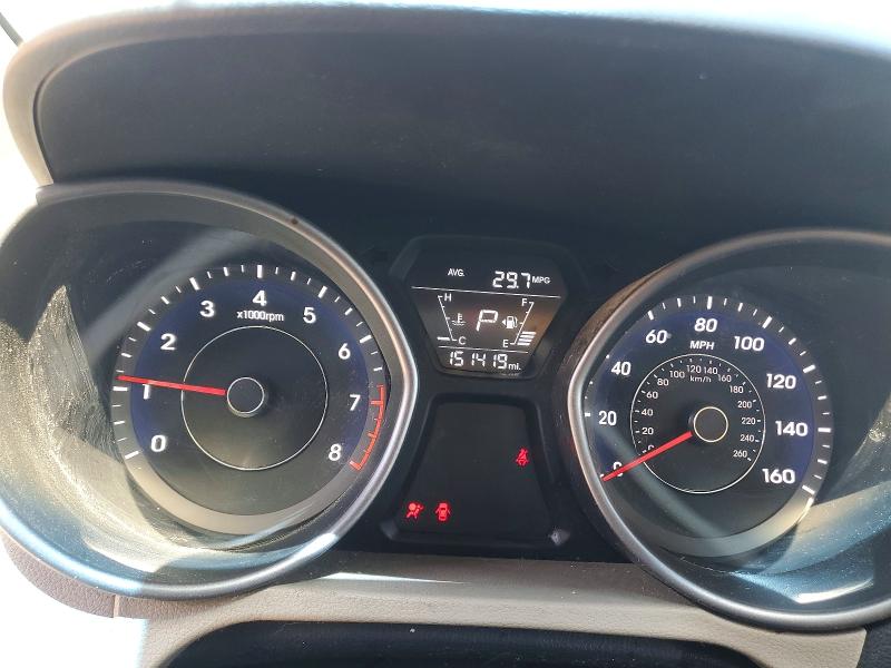 2014 Hyundai Elantra VIN 5NPDH4AE3EH500238 COPART salvage auction — FRONT END, Id - Certificate Of Title, sold $1,450 on 2026-07-09 (photo 9)
