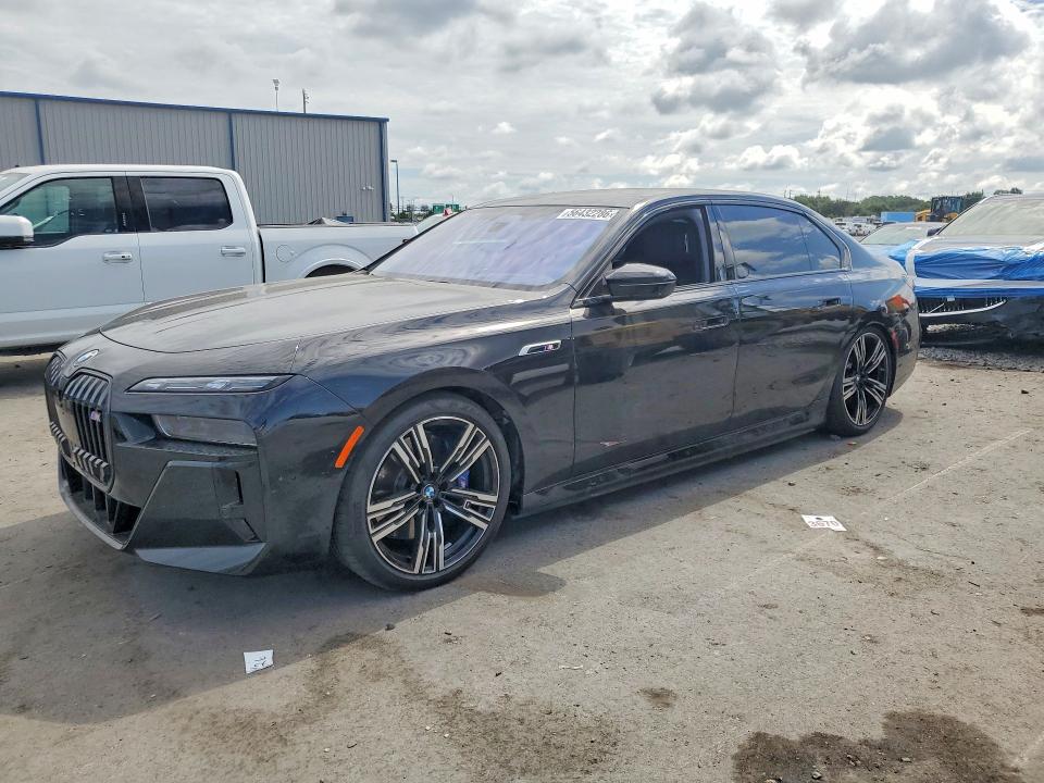 2024 BMW I7 VIN WBY83EH08RCR26734 COPART salvage auction — MECHANICAL, Fl - Cert Of Title Slvg Rebuildable, sold $43,500 on 2026-08-06 (photo 1)