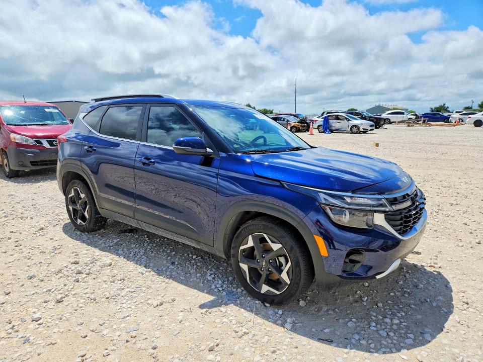 2024 Kia Seltos VIN KNDER2AAXR7585205 COPART salvage auction — FRONT END, TX - SALVAGE VEHICLE TITLE (P), sold $70 on 2026-07-30 (photo 4)