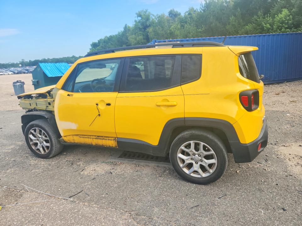 2016 Jeep Renegade VIN ZACCJBBT5GPD75223 COPART salvage auction — FRONT END, Fl - Cert Of Title Slvg Rebuildable, sold $1,150 on 2026-07-31 (photo 2)