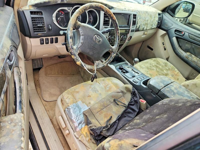 2005 Toyota 4runner VIN JTEBT17R750050357 COPART salvage auction — WATER/FLOOD, Va - Cert Of Title-Salvage Water, sold $450 on 2026-07-28 (photo 8)