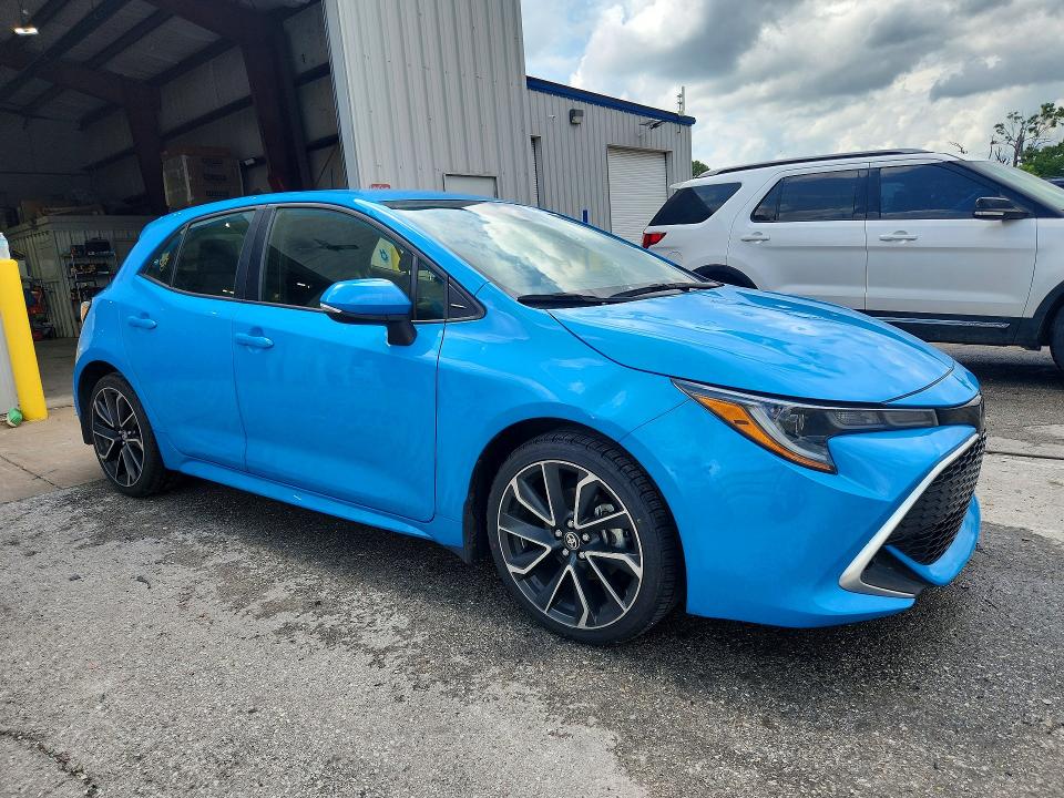 2021 Toyota Corolla VIN JTNA4MBE8M3128172 COPART salvage auction — HAIL, Mo - Salvage Certificate Of Title, sold $9,200 on 2026-07-08 (photo 4)