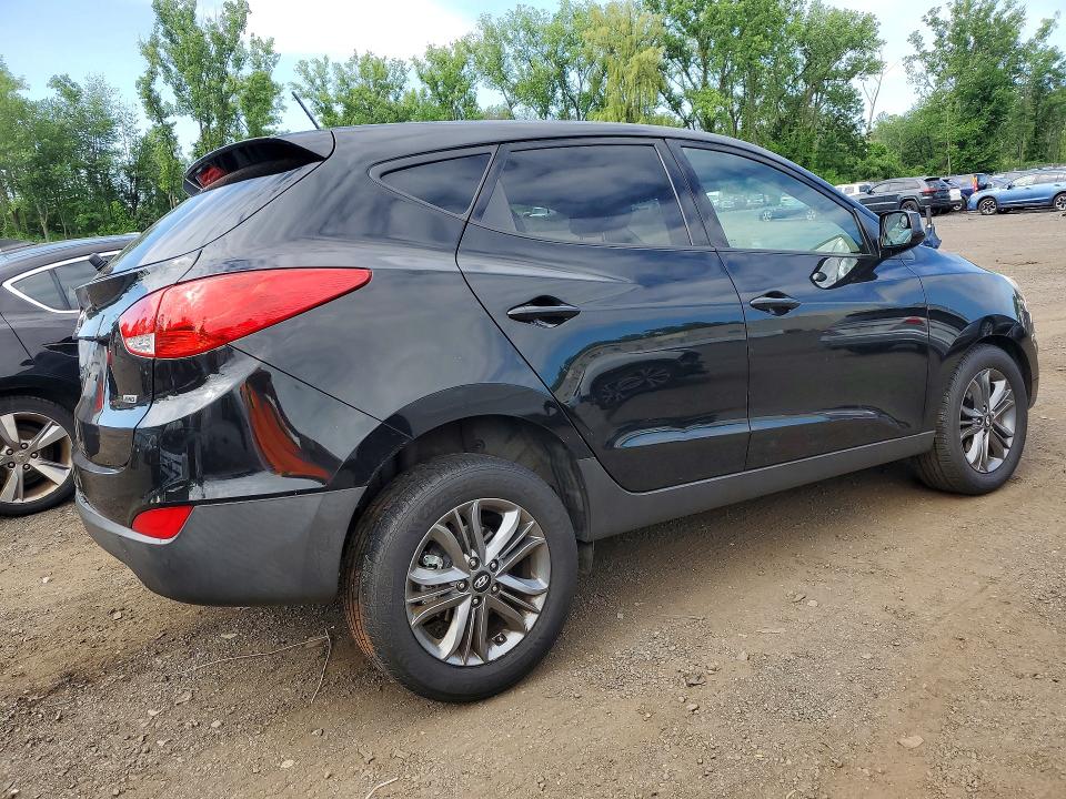 2015 Hyundai Tucson VIN KM8JTCAF7FU101369 COPART salvage auction — FRONT END, CT - CERT OF TITLE-SALVAGE, sold $1,200 on 2026-07-17 (photo 3)