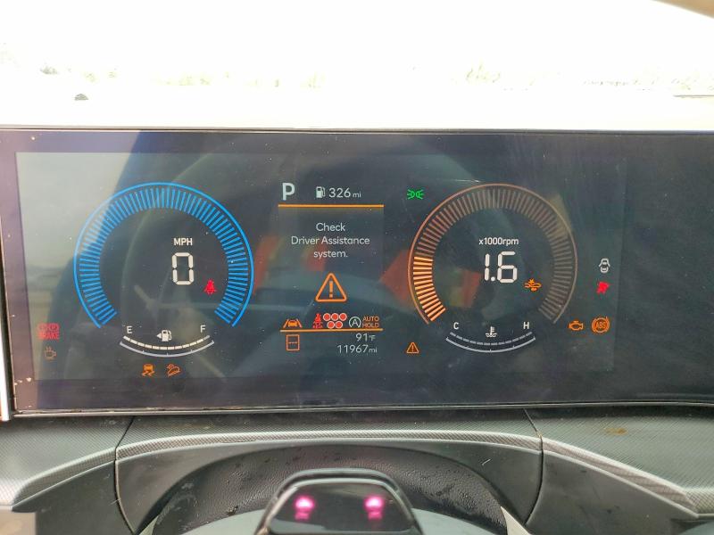 2025 Hyundai Santa fe VIN 5NMP24GLXSH111366 COPART salvage auction — FRONT END, Tx - Certificate Of Title, sold $11,900 on 2026-07-28 (photo 9)