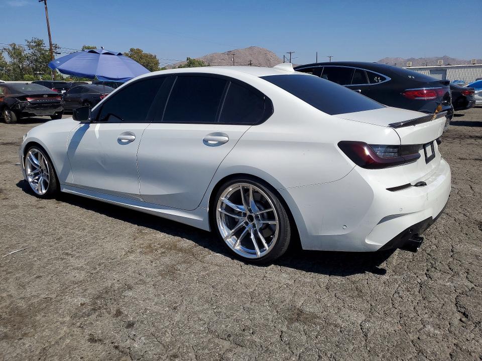2021 BMW 3er VIN 3MW5R1J09M8C15904 COPART salvage auction — SIDE, Ca - Salvage Certificate, sold $11,500 on 2026-07-30 (photo 2)