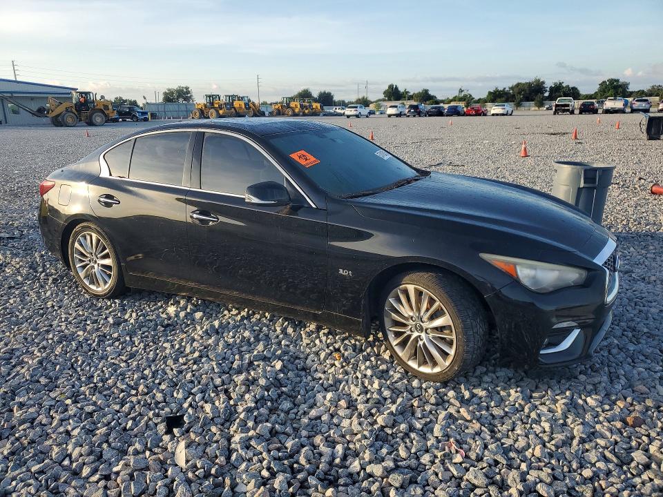 2018 Infiniti Q50 VIN JN1EV7AP6JM363119 COPART salvage auction — MINOR DENT/SCRATCHES, Fl - Cert Of Title W/Slvg History (P), sold $1,250 on 2026-07-02 (photo 4)