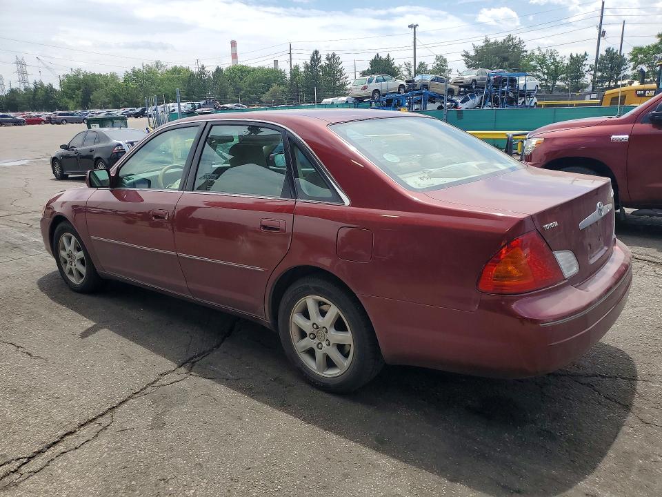 2000 Toyota Avalon VIN 4T1BF28BXYU093215 COPART salvage auction — MECHANICAL, Co - Bill Of Sale-Parts Only, sold $275 on 2026-07-09 (photo 2)