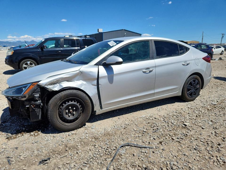 2019 Hyundai Elantra VIN 5NPD74LF8KH497941 COPART salvage auction — FRONT END, Ut - Cert Of Title-Rebuilt/Restored, sold $2,200 on 2026-07-10 (photo 1)